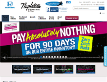 Tablet Screenshot of napletonhonda.com